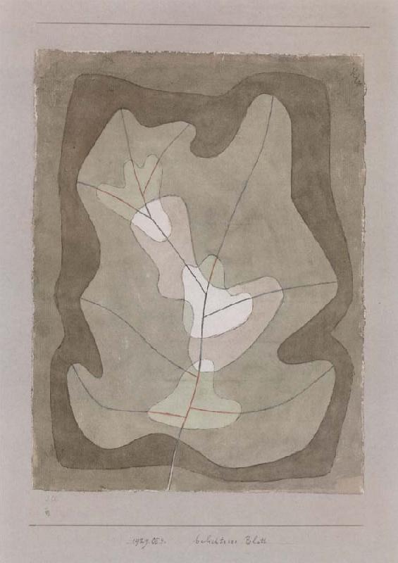 Paul Klee Illuminated leaf